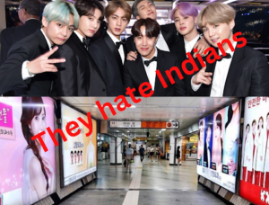 bts and advertisment of plastic surgery in south korea.